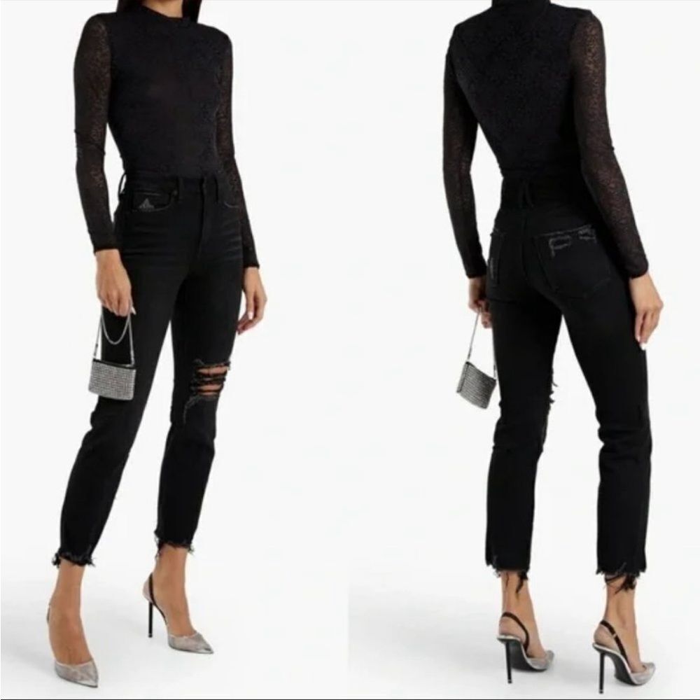 NWT good American black good legs cigarette 2/26